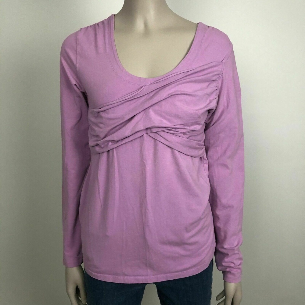 Athleta Top Size S Purple Lavender Long Sleeve
